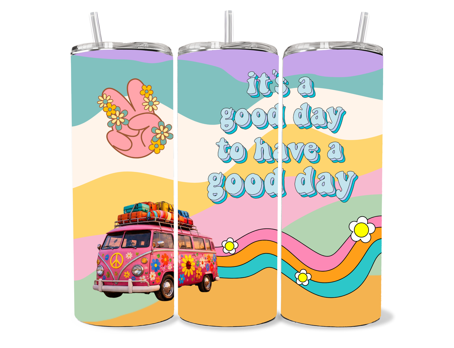 Sunshine Roadtrip, 20oz stainless steel Tumbler