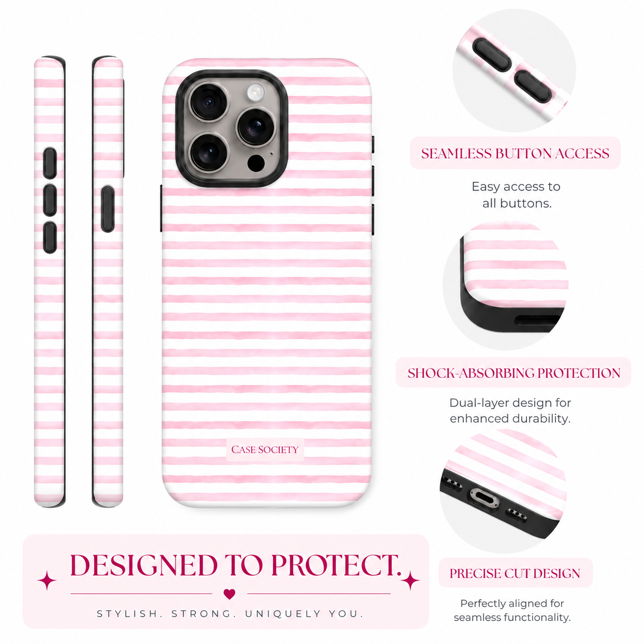 Pink Horizon Tough Case IPhone
