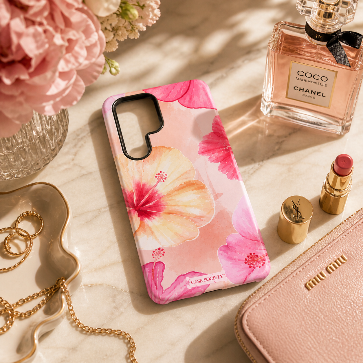 Golden Hibiscus MagSafe Case Samsung