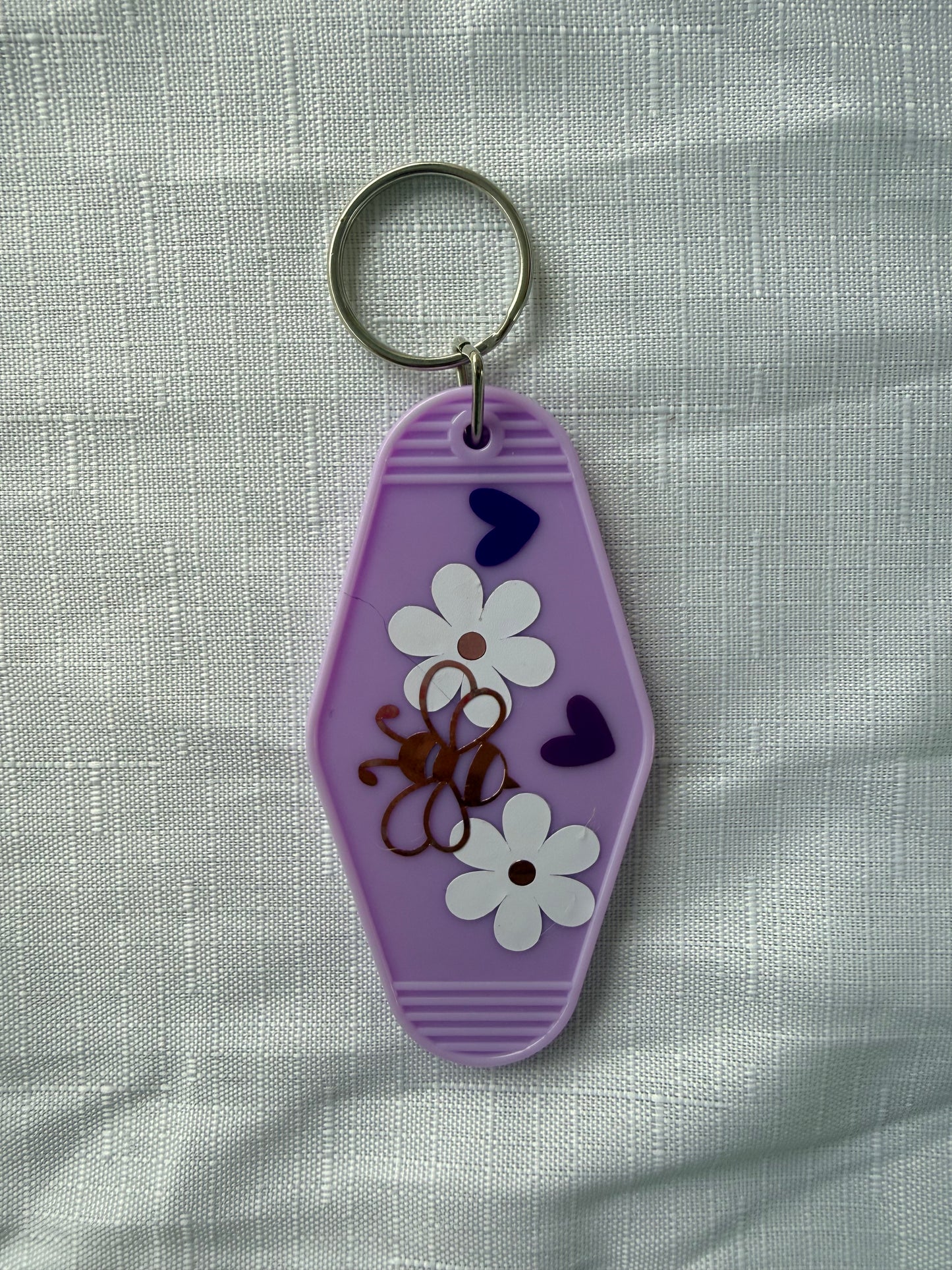 Retro Motel Style Keyring