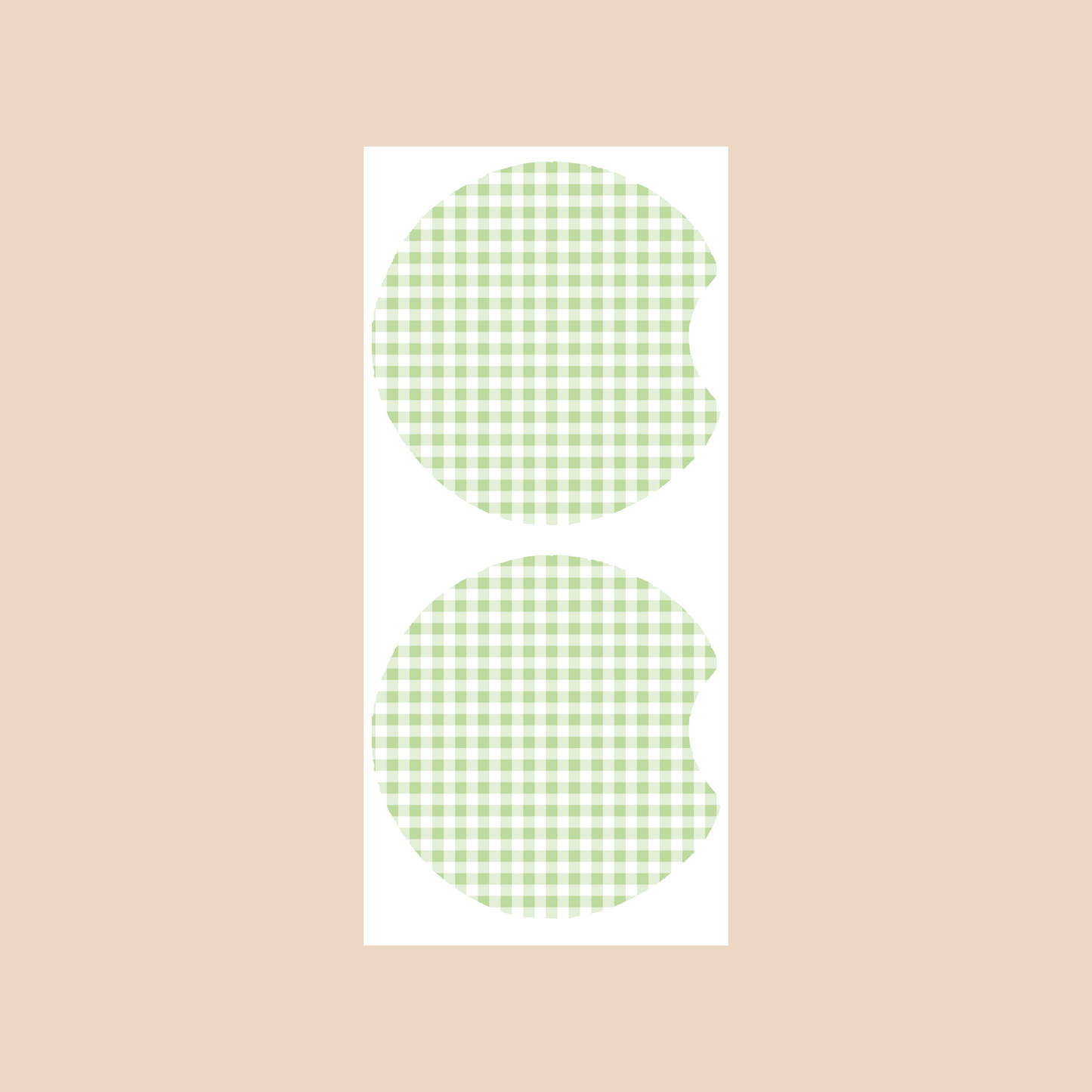 Green Pastel Gingham
