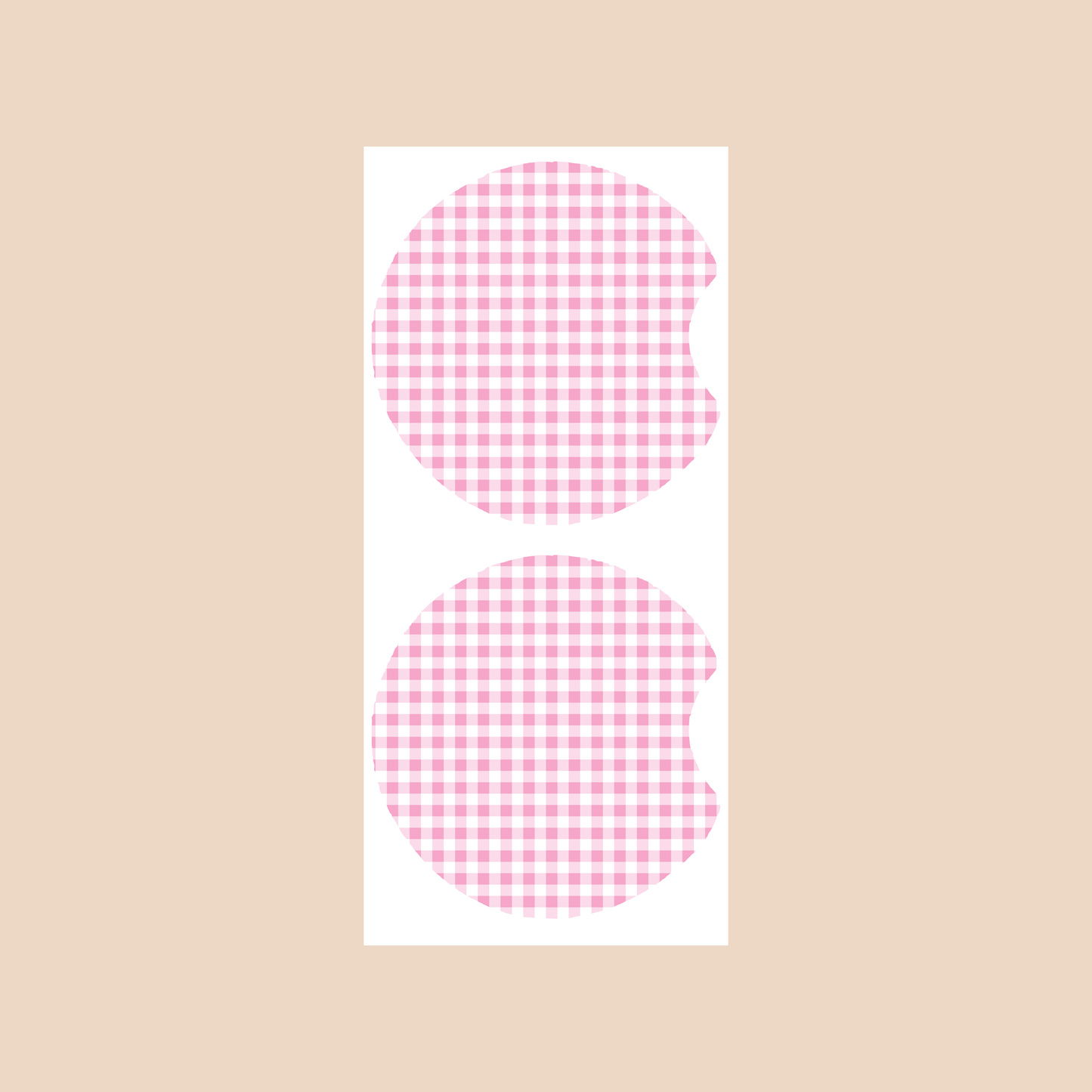 Pink Pastel Gingham