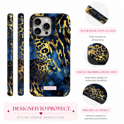 Sapphire Leopard MagSafe Case