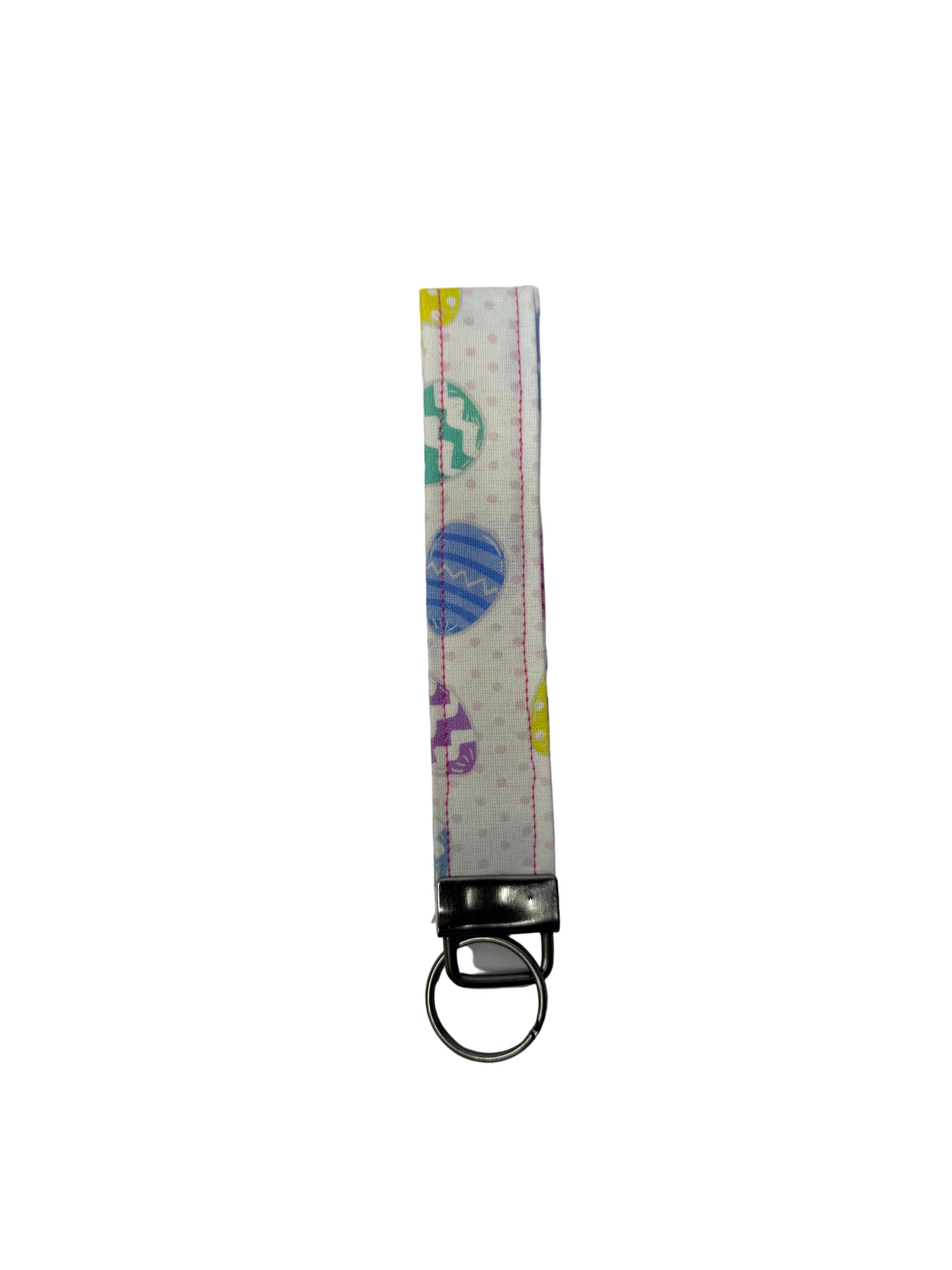 Handmade Fabric Wristlet Keychain