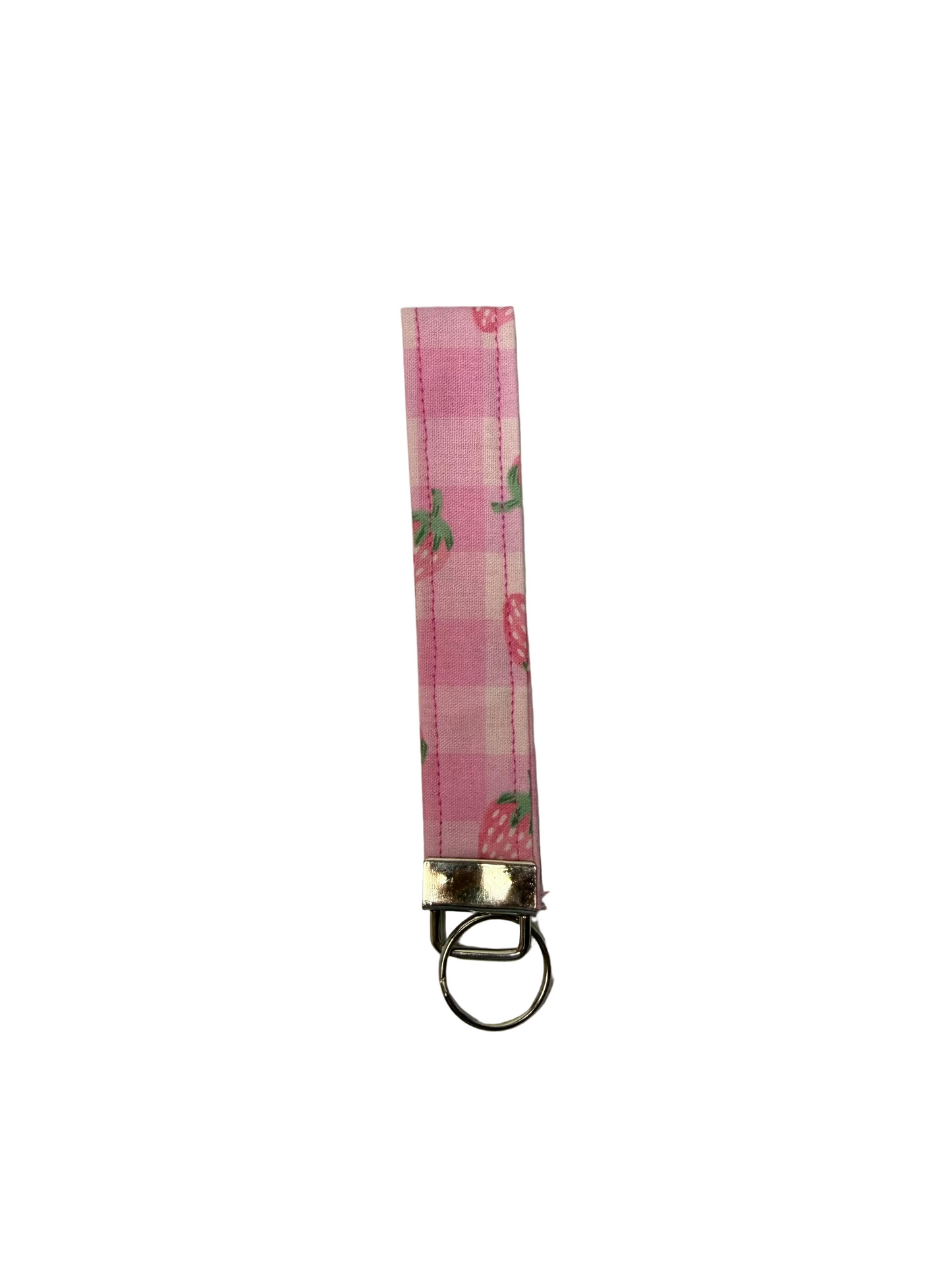 Handmade Fabric Wristlet Keychain
