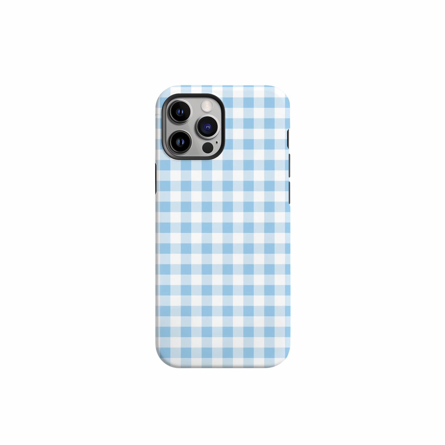 Pastel Blue Gingham