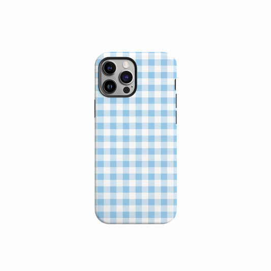 Pastel Blue Gingham