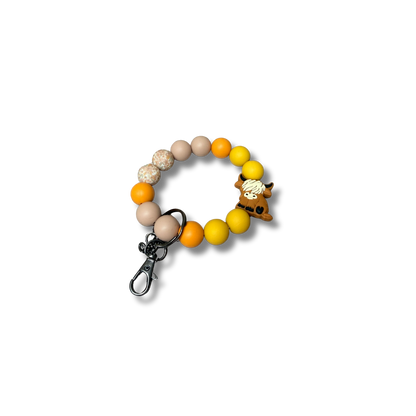 Silicon beaded wristlet.