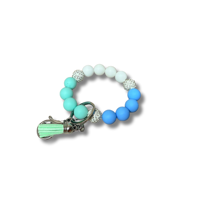 Silicon beaded wristlet.