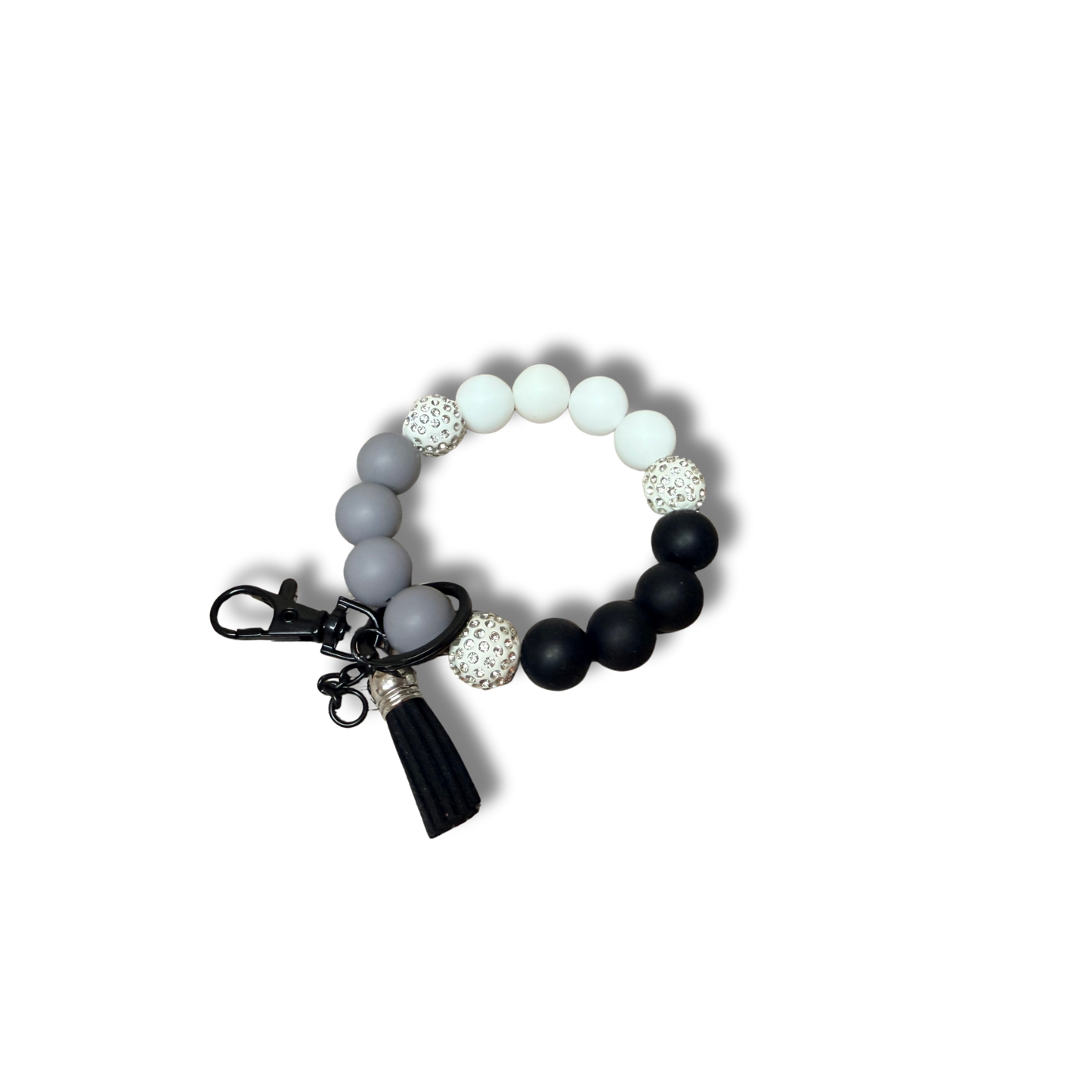 Silicon beaded wristlet.