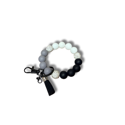 Silicon beaded wristlet.