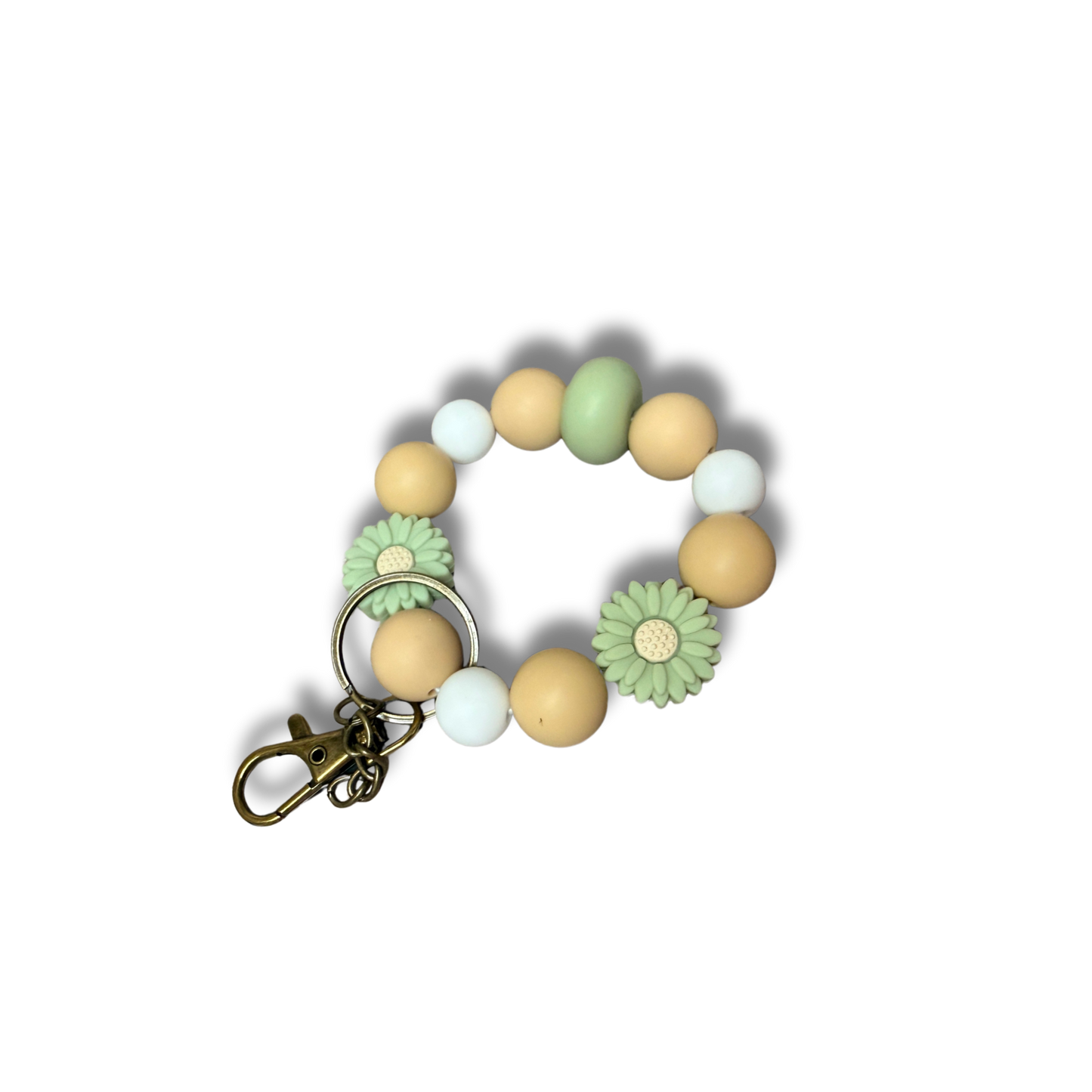 Silicon beaded wristlet.