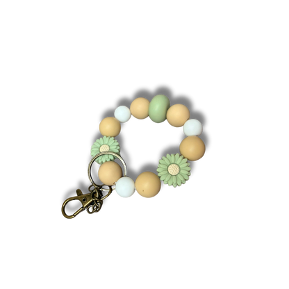 Silicon beaded wristlet.