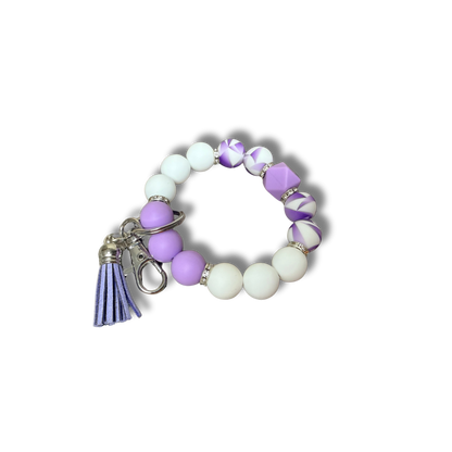 Silicon beaded wristlet.