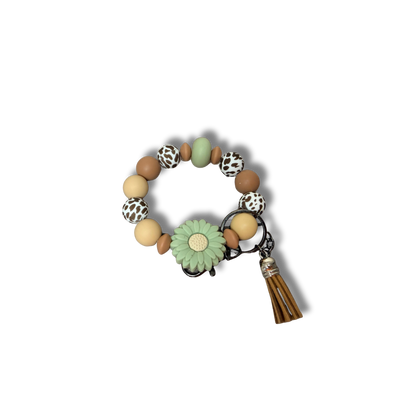Silicon beaded wristlet.