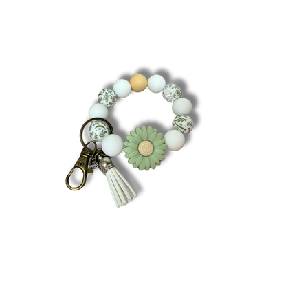 Silicon beaded wristlet.