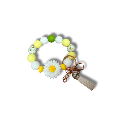 Silicon beaded wristlet.