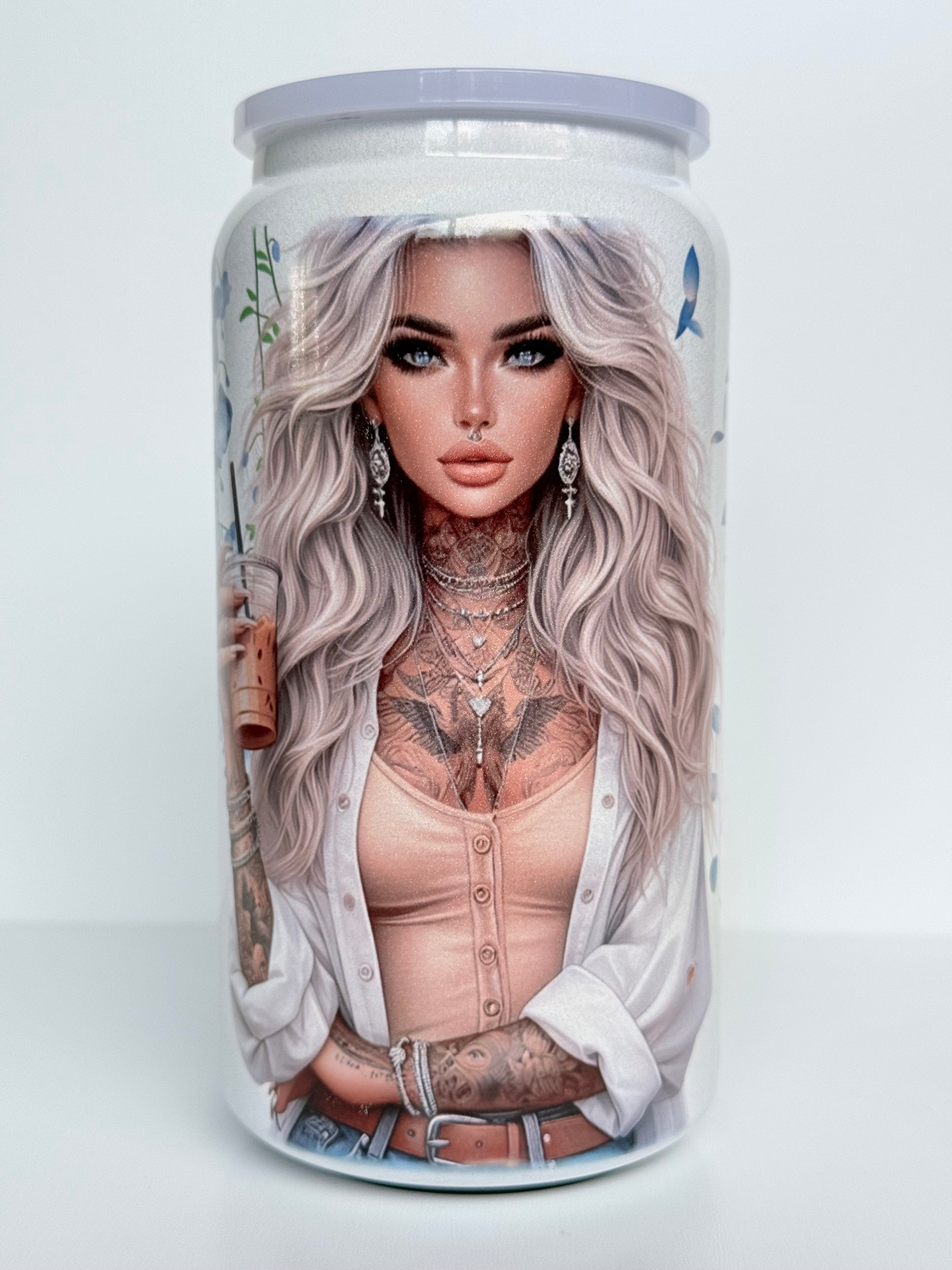 16oz Steel Libbey-Style Can Cup – Affirmation Collection