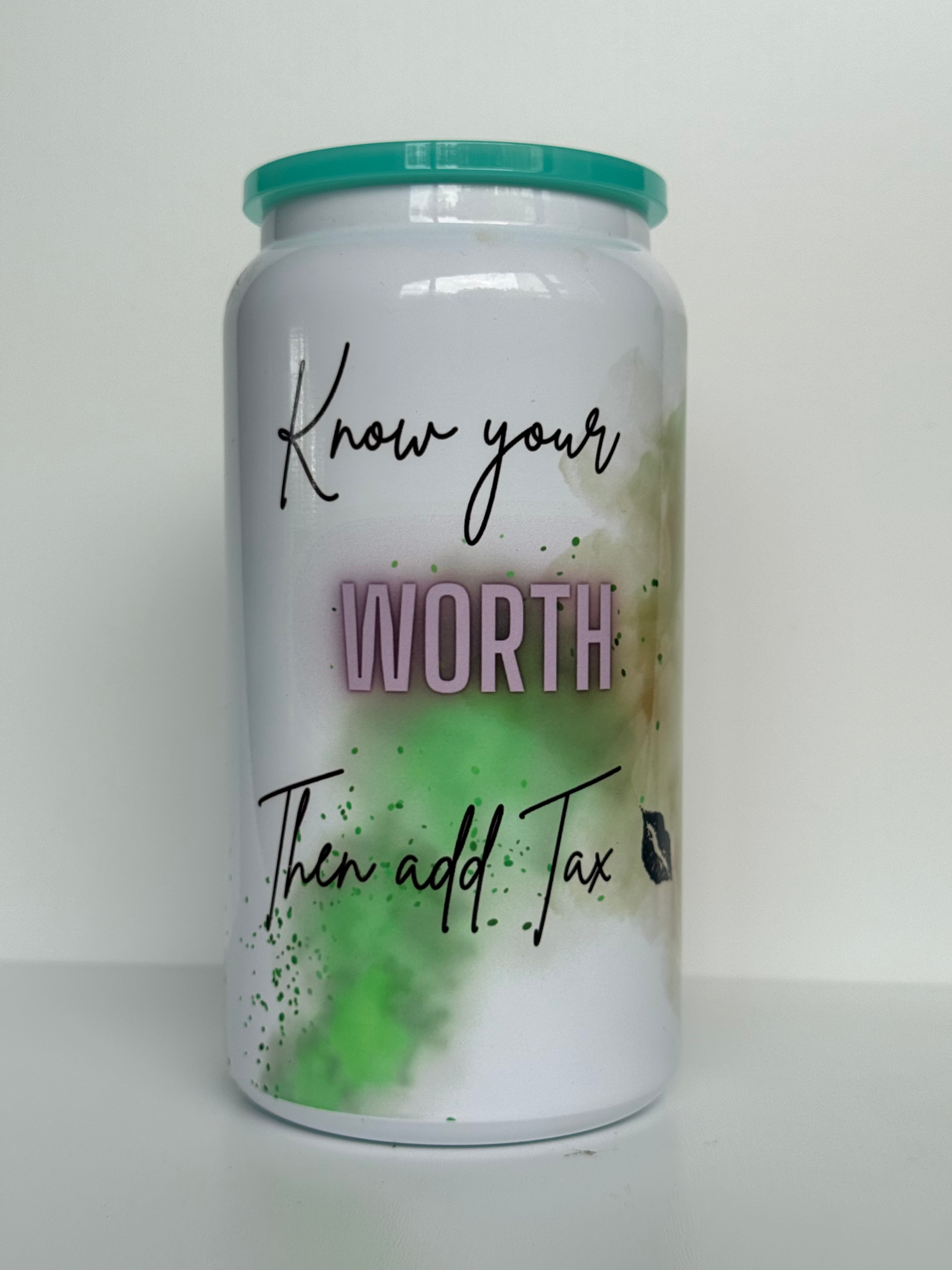 16oz Steel Libbey-Style Can Cup – Affirmation Collection