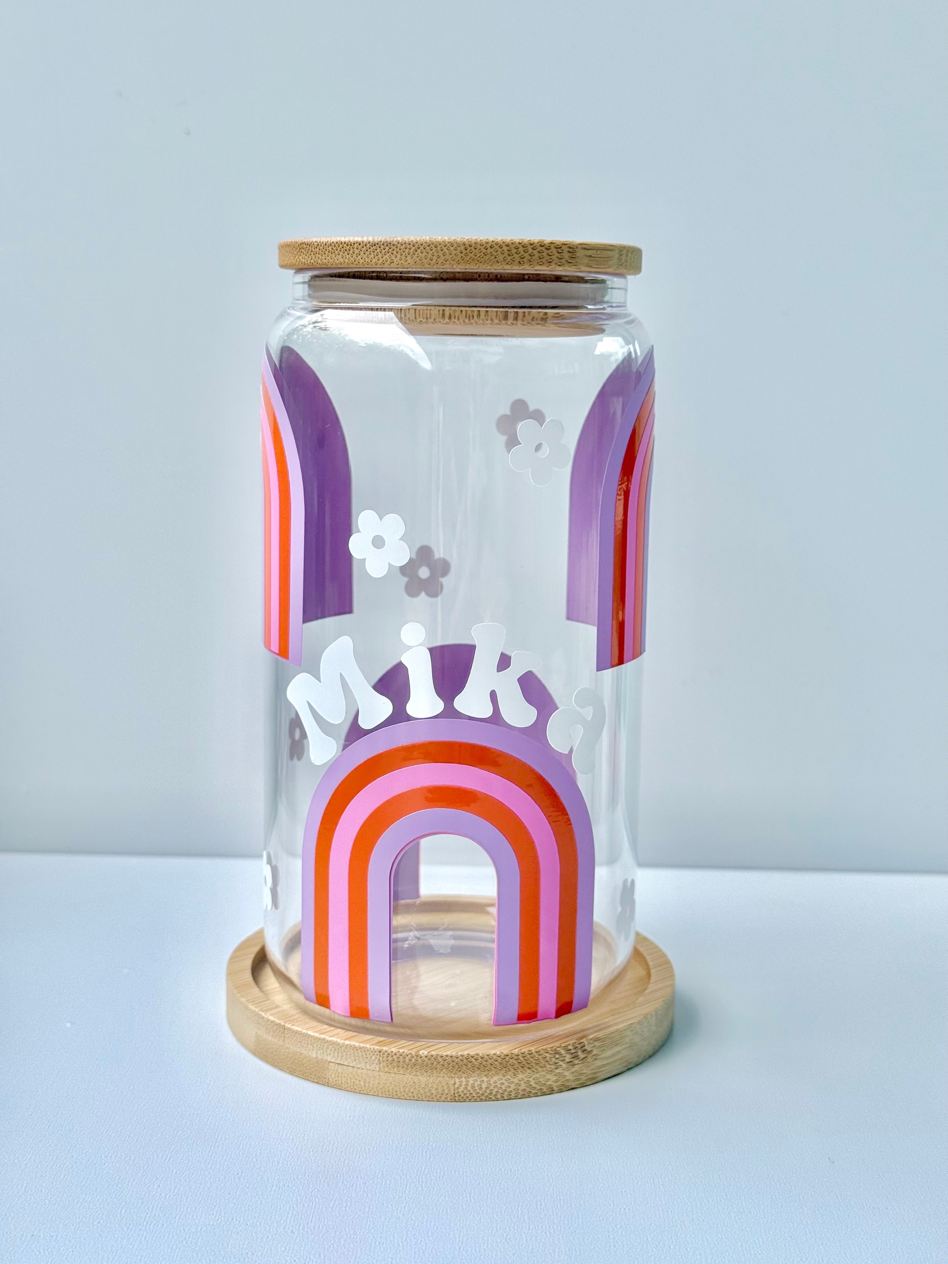 Custom Glass can cup