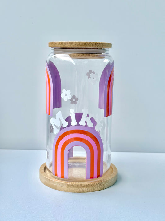 Custom Glass can cup