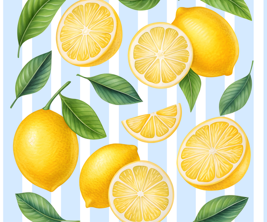 🍋 Lemon Stripe Mouse Pad