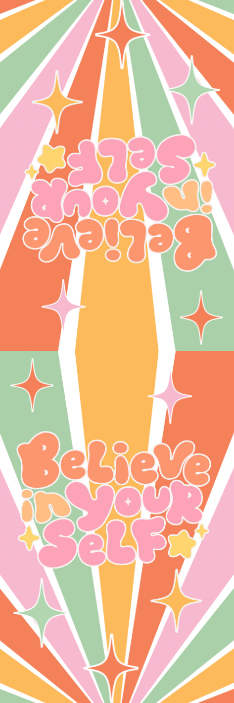 Believe In Yourself Magnetic Bookmark