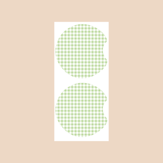 Green Pastel Gingham