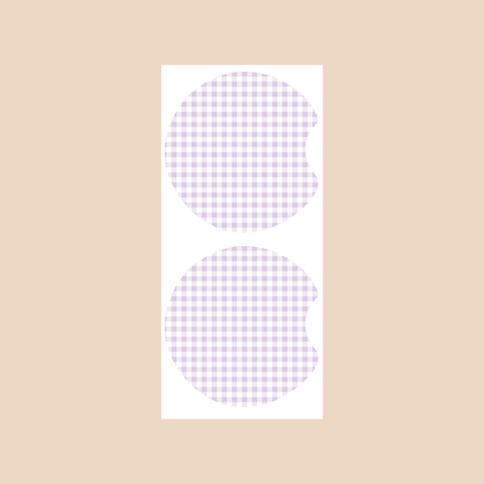 Purple Pastel Gingham