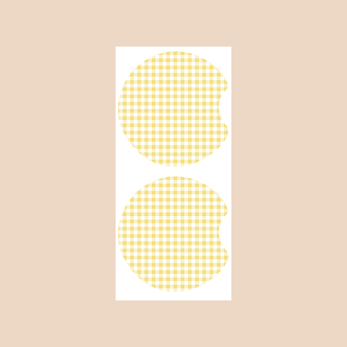 Yellow Pastel Gingham
