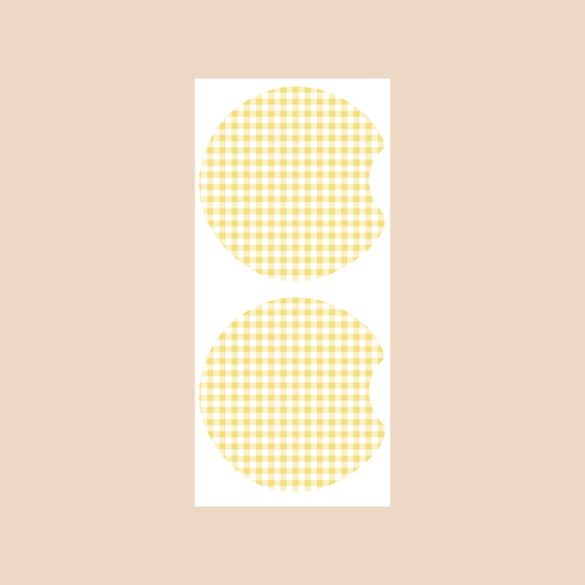 Yellow Pastel Gingham