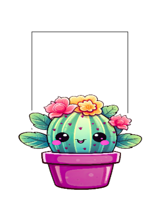 Cute Cactus Magnetic Bookmark Collection