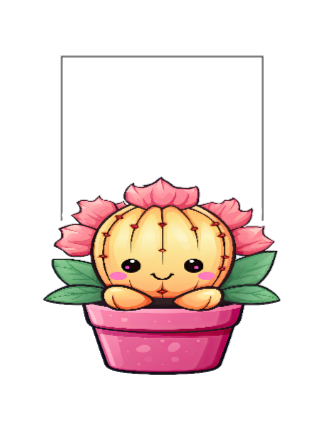 Cute Cactus Magnetic Bookmark Collection