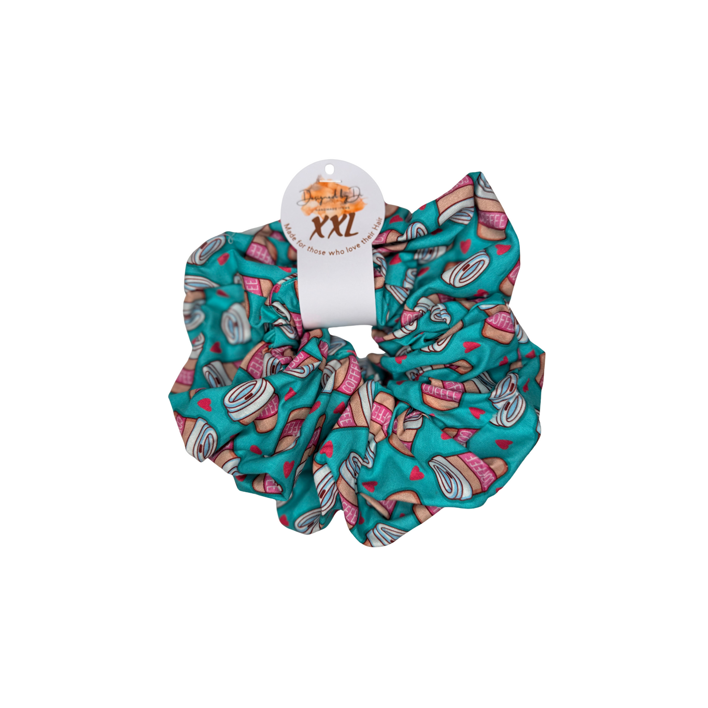 Coffee Cups XXL Scrunchie