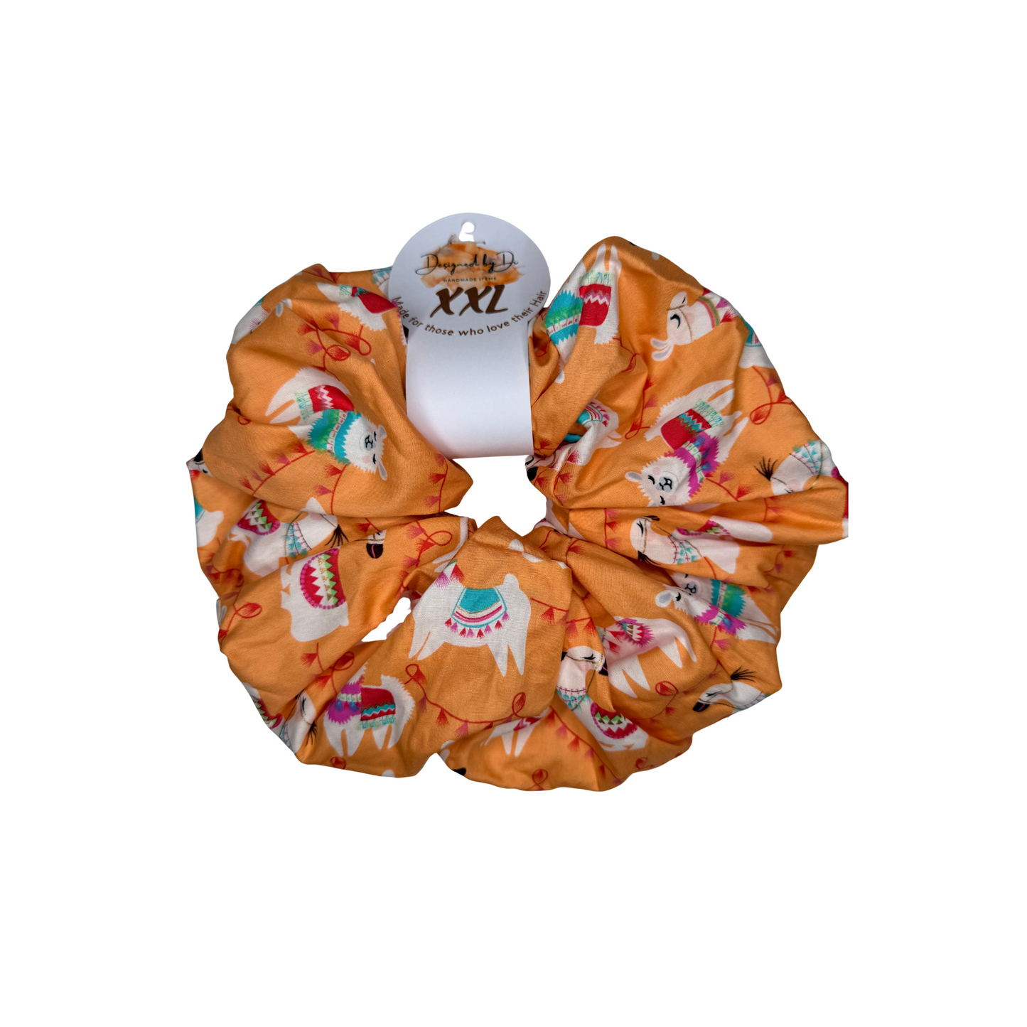 Orange Lama XXL Scrunchie